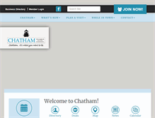 Tablet Screenshot of chathaminfo.com